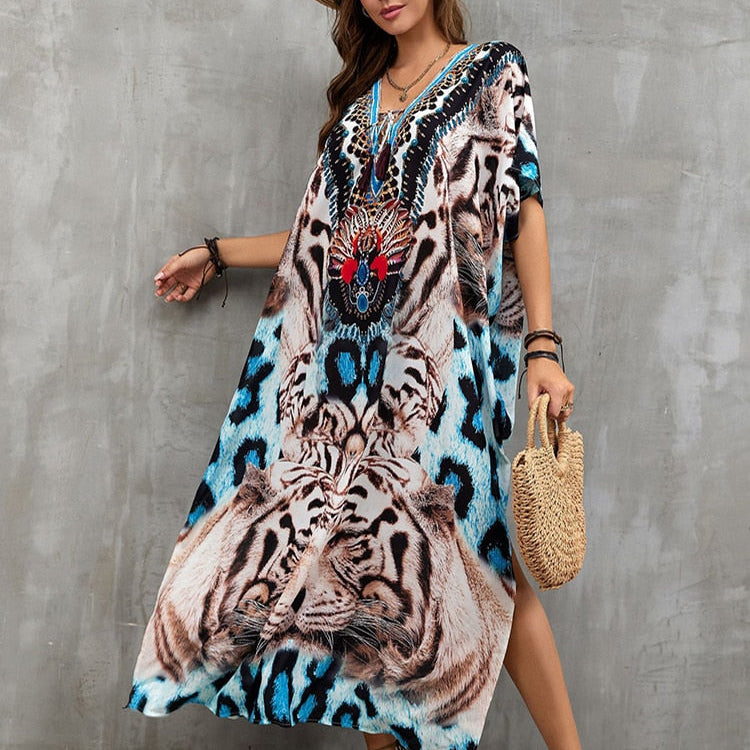 Easy Dry Beach Cover Up Robe Plage Pareo Photo-09