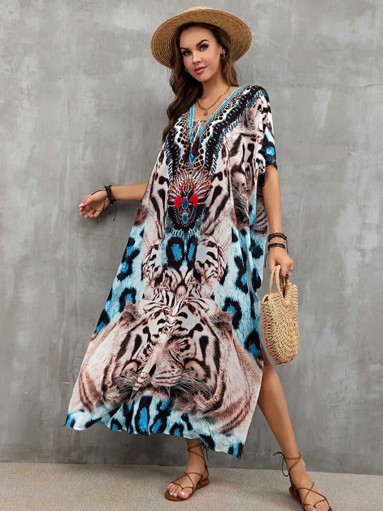 Easy Dry Beach Cover Up Robe Plage Pareo Photo-09