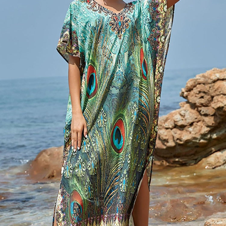 Easy Dry Beach Cover Up Robe Plage Pareo