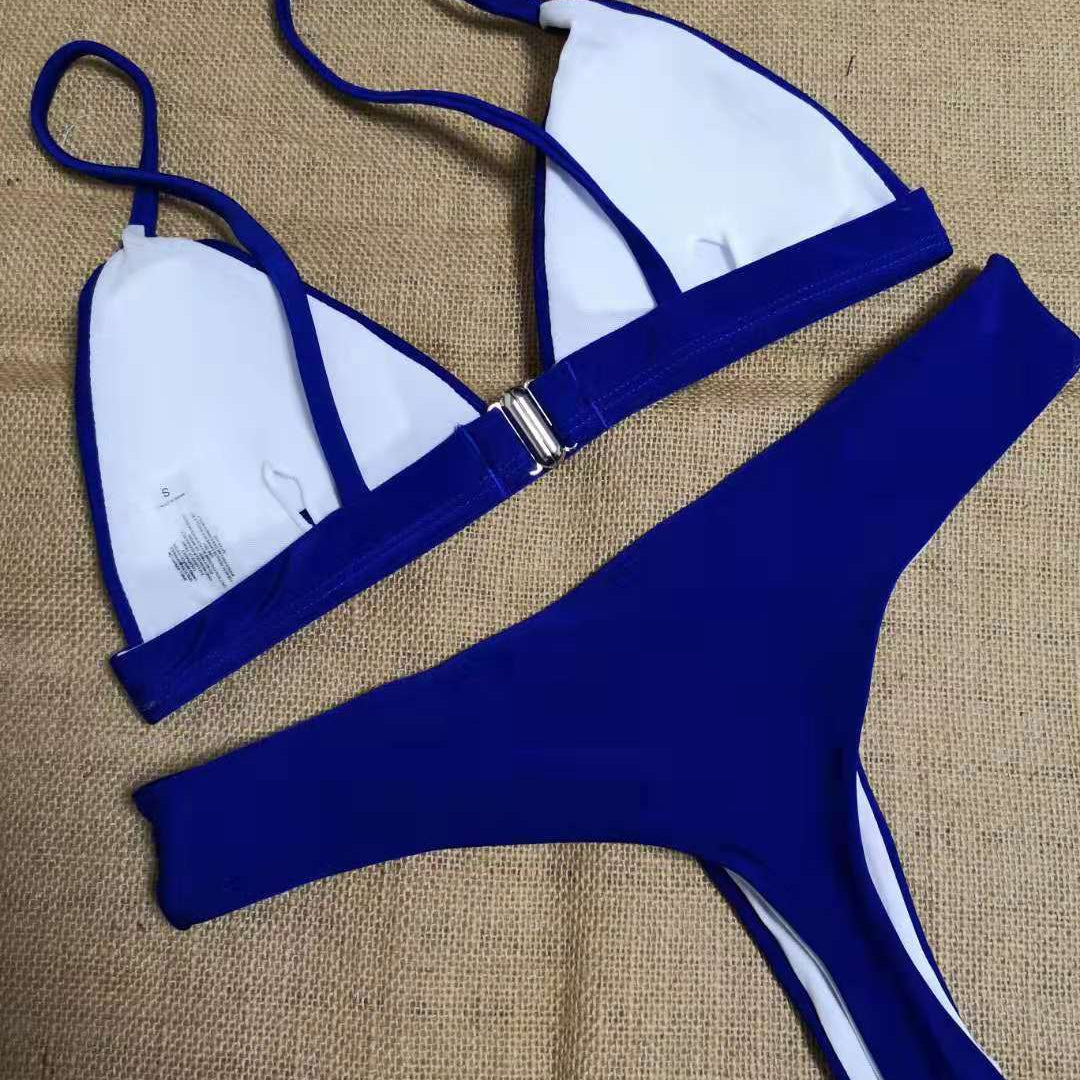 European And American New Split Sexy Bikini Women's Swimwear