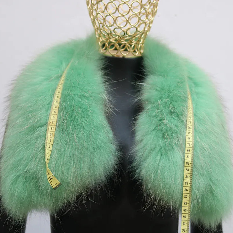 European Version 2024 Winter New Light Luxury All-match Big Fur Collar Loose Women's Long-Sleeved Bread Korean Version Down Jack