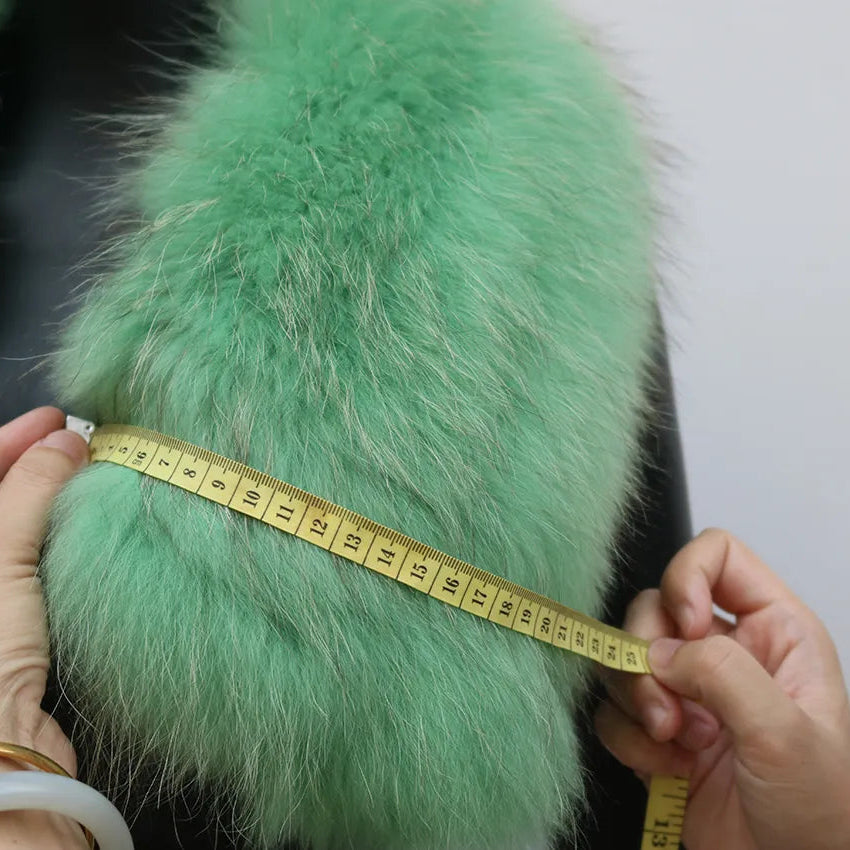 European Version 2024 Winter New Light Luxury All-match Big Fur Collar Loose Women's Long-Sleeved Bread Korean Version Down Jack