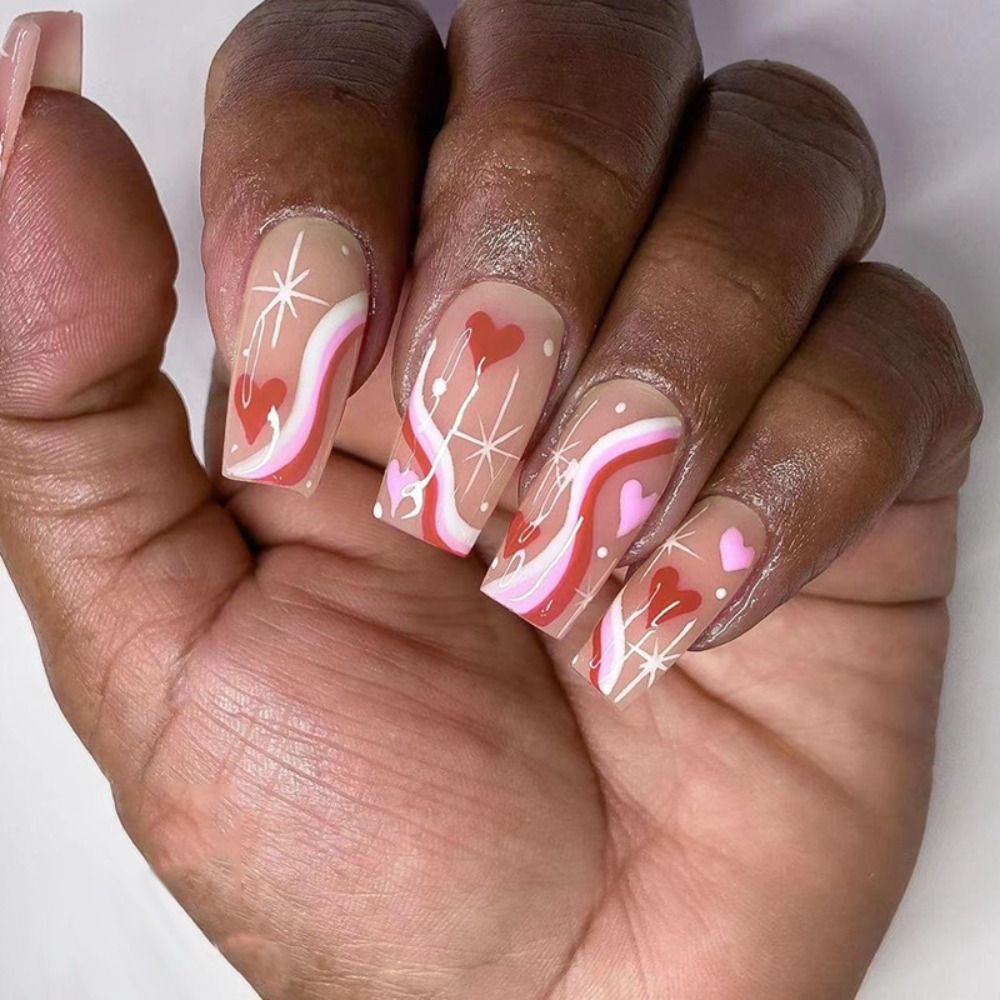 Fake Nails Press On False Nail Advanced Nail Art Wearable French With Rhinestone Glitter Designs Designs Nail Tips DIY Tools Z147