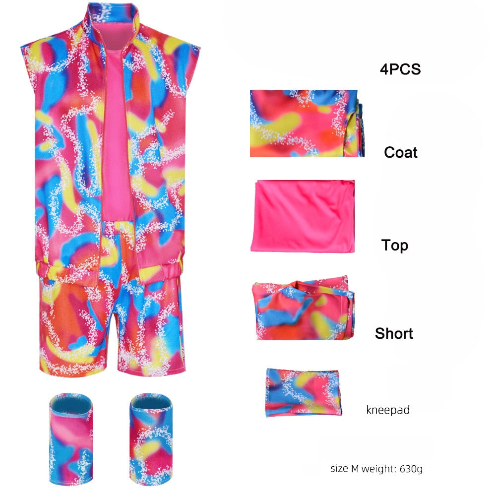 Fancy Barbie Costume for Adult Adorable Pink Lady Cosplay Girls Clothing Woman Halloween Classic Doll Role Play Barbie Dress up Dress up P