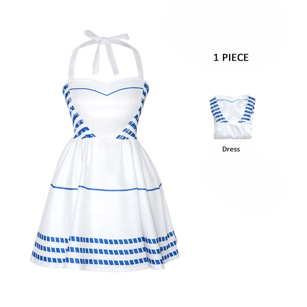 Fancy Barbie Costume for Adult Adorable Pink Lady Cosplay Girls Clothing Woman Halloween Classic Doll Role Play Barbie Dress up Dress up T