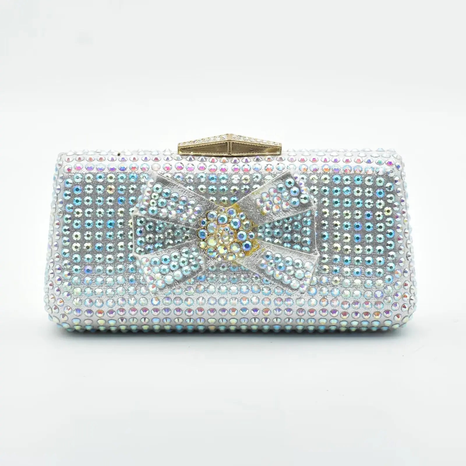 Fashion Evening clutch Bag Purses and handbag luxury Designer shoulder bag Shiny Crystal Clutch purse party bag banquet bag Silver