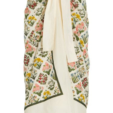 Fashion Floral One-piece Swimsuit Micro Bikini Extreme Sexy Women Swimwear - Beach Dress Bathing Suit Swimming Biquini Luxury White