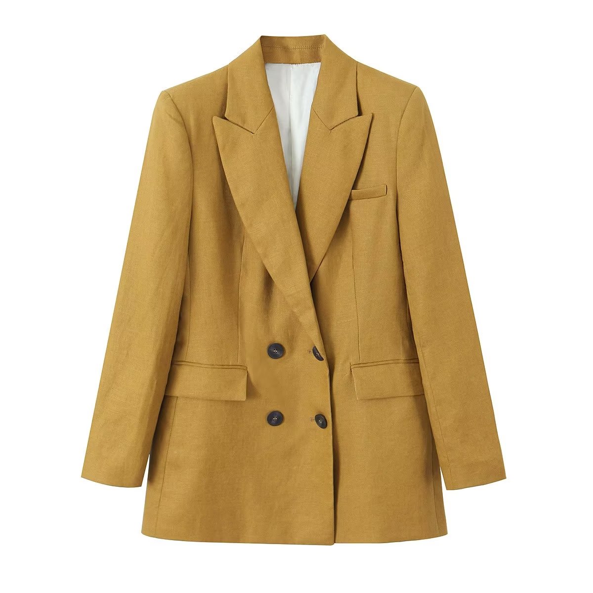 Fashion Women's Suit Set Autumn Outfits for Women Women's Suits Set 2 Elegant Pieces Woman Pants Chic Trouser Blazer camel 1