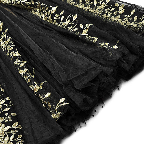 Fashion runway maxi dress V-neck high quality Lace mesh stitching Gold thread embroidery Slim party long dress Women