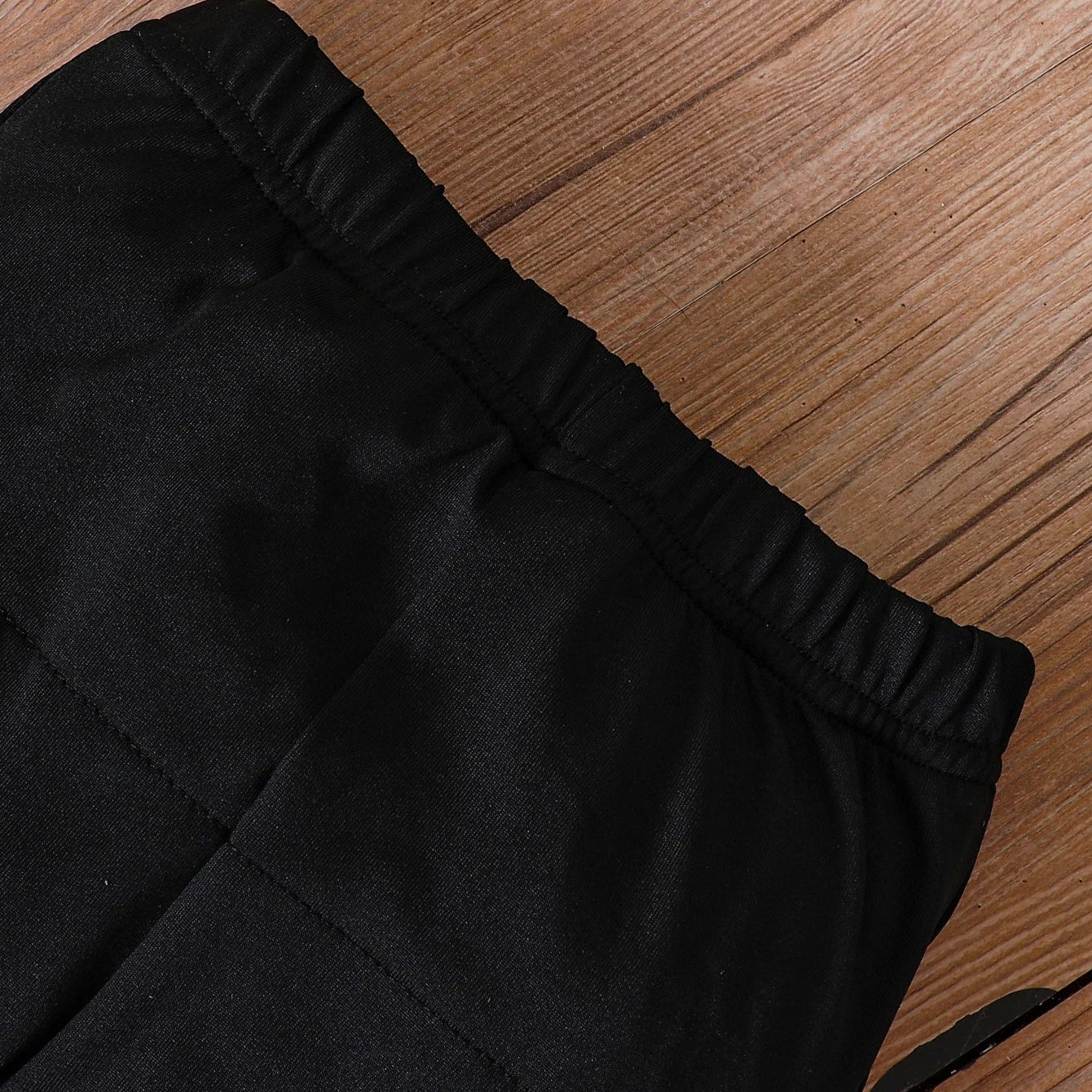 Girls' Clothing Set Round Neck Long Sleeve Cartoon Print Folded Bow Knot Broken Pants Set Girls' Fashion Set