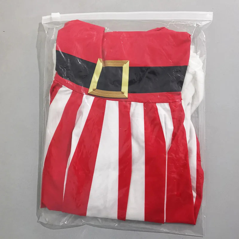 Girls Kids Christmas Dress Teen Half Sleeve 3D Print Xmas Swing Dress Girls Clothes Vestidos Children New Year Outfit 8-12 Years