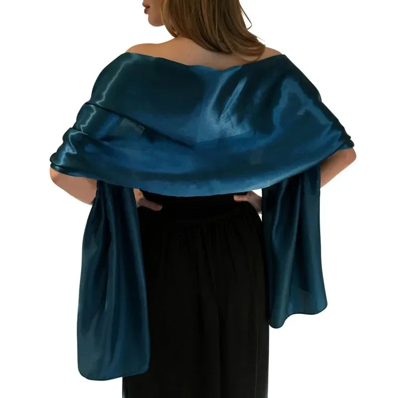 19 Colors Wrap Shaw Long Formal Wedding Party Ladies wrap shawl Elegant Evening Bridal shawl wrap fashion brand scarves peacock blue