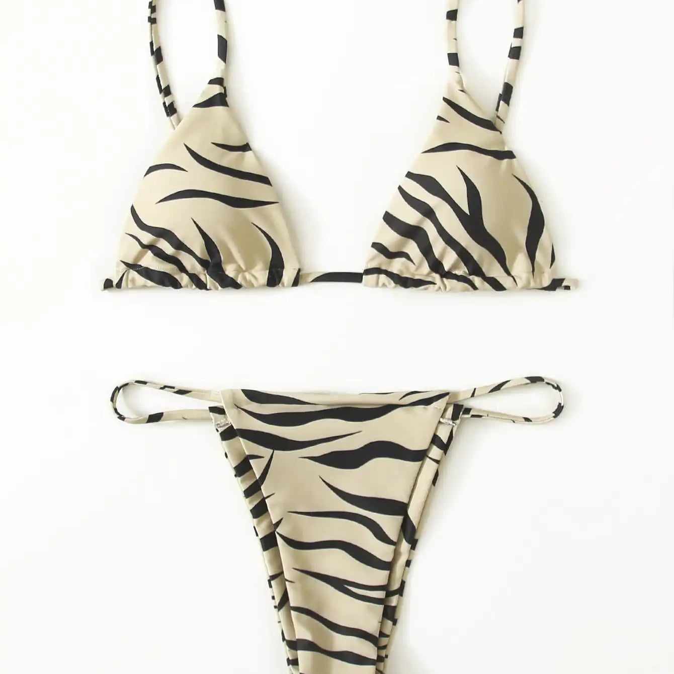 ZTVitality Zebra Print Push Up Bikini Sexy Bikinis 2021 Padded Bra Low Waist Swimsuit Female Swimwear Women Biquini Picture Color 4