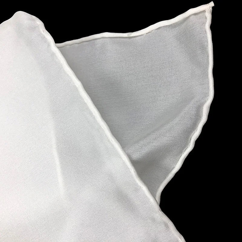 100% Pure Silk Plain White 8mm Habotai Hand Rolled Lady Long Silk Scarf for Painting and dyeing