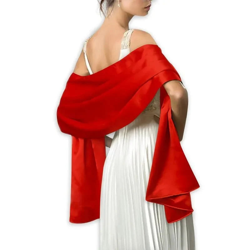 19 Colors Wrap Shaw Long Formal Wedding Party Ladies wrap shawl Elegant Evening Bridal shawl wrap fashion brand scarves red