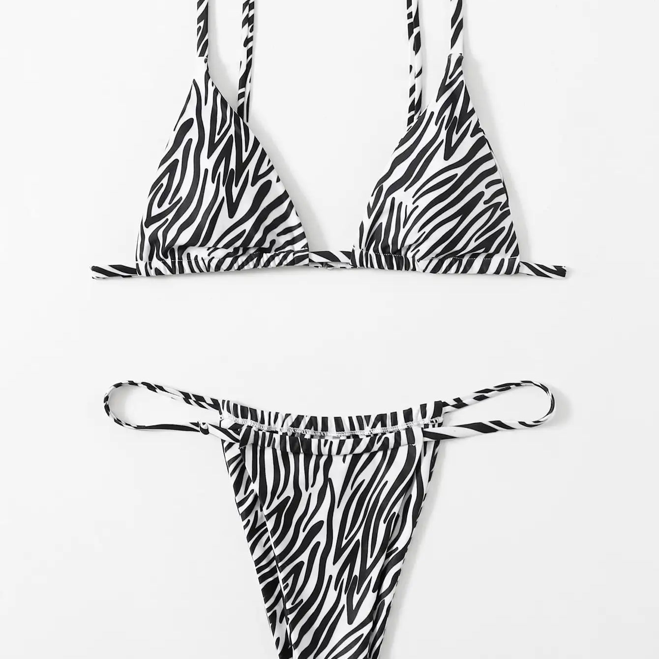 ZTVitality Zebra Print Push Up Bikini Sexy Bikinis 2021 Padded Bra Low Waist Swimsuit Female Swimwear Women Biquini Picture Color 7
