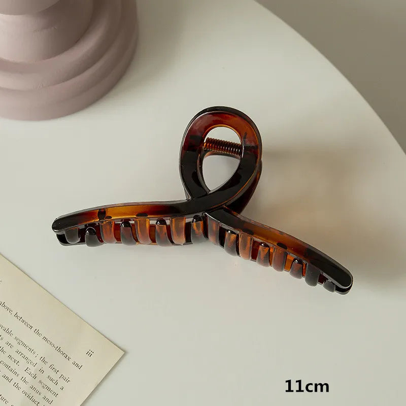 Kshmir New style exaggerated large beads acrylic hair clip large make-up hair styling hairpin female hair pearl hair accessories 9