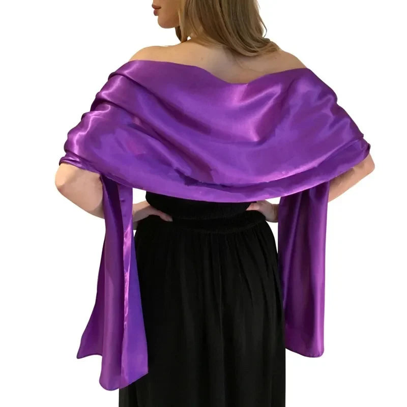 19 Colors Wrap Shaw Long Formal Wedding Party Ladies wrap shawl Elegant Evening Bridal shawl wrap fashion brand scarves purple