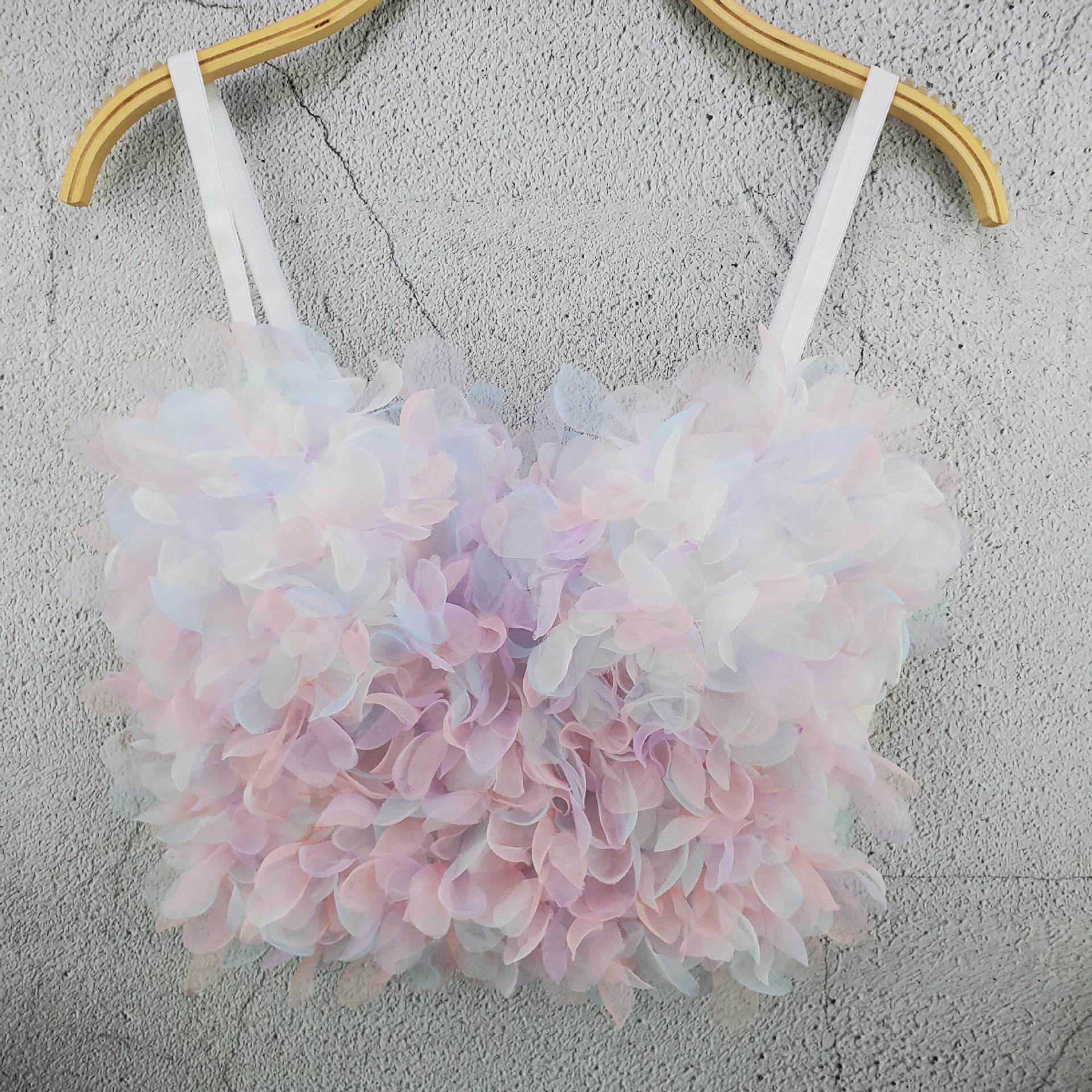 Sexy & Charming Applique Floral Corselets Women's Bachelorette Bustier Bra Cropped Top Wedding Bralette Vest 155 3