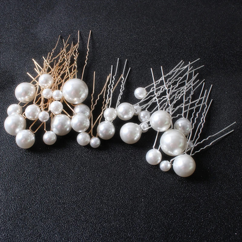 Simulate Pearl Hairpins Hairstyles Wedding Bridal Hair Pins Hair Jewelry Accessories Hairwear Girls Hair Clips for Women