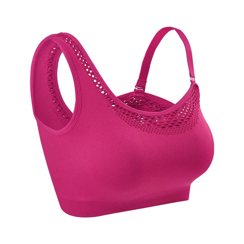 Seamless Yoga Set Sport Outfits Women 2pcs Two Piece Hollow Long Sleeve Crop top Leggings Workout Wear Gym Suit Fitness Sets Pink Bra