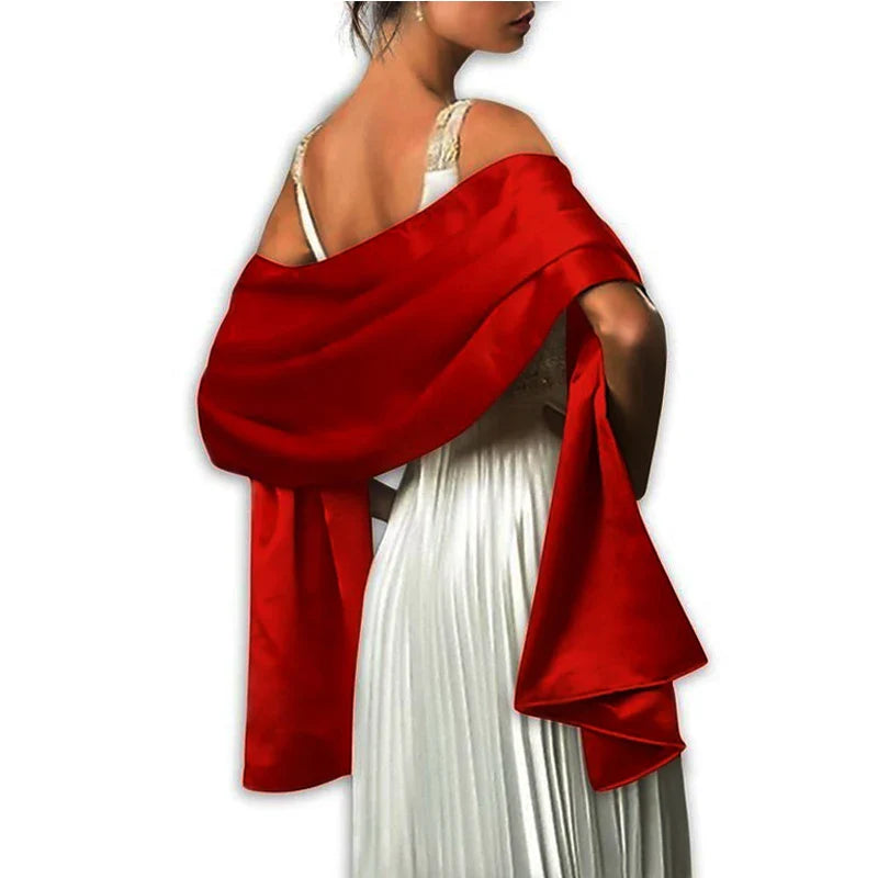 19 Colors Wrap Shaw Long Formal Wedding Party Ladies wrap shawl Elegant Evening Bridal shawl wrap fashion brand scarves wine red