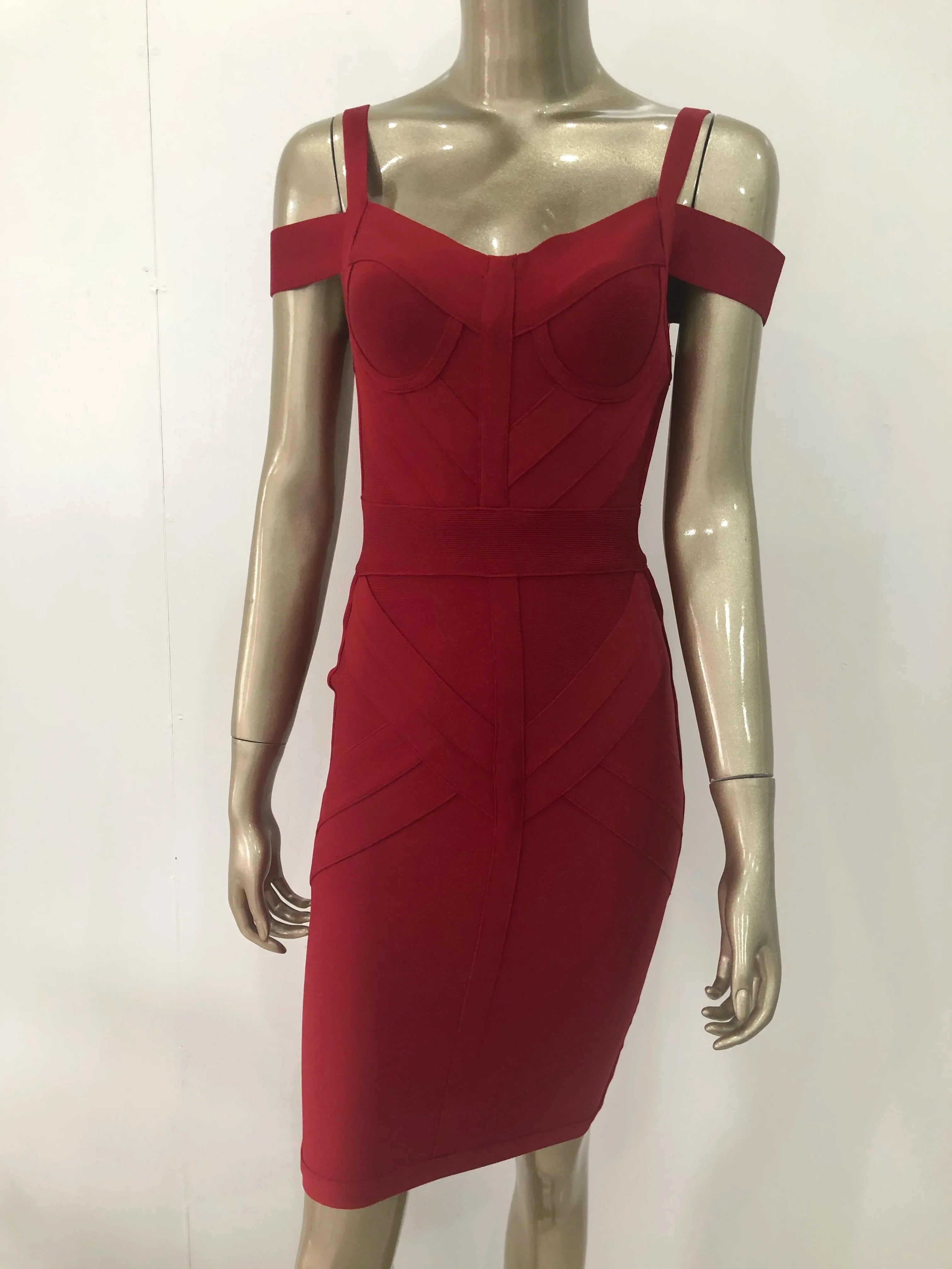 Wholesale Vestidos Sexy Sleeveless Black Red Women Summer Bandage Dress 2022 Designer Fashion Evening Club Party Dress Vestido