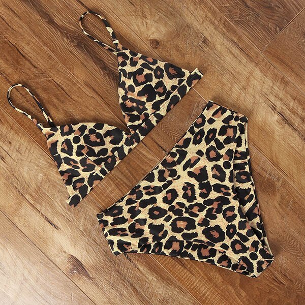 RUUHEE 2024 Bikini Swimwear Swimsuit Women Solid Bathing Suit Green Neno Bikini Set With Pad Female High Waist Beachwear Biquini B3091BLP