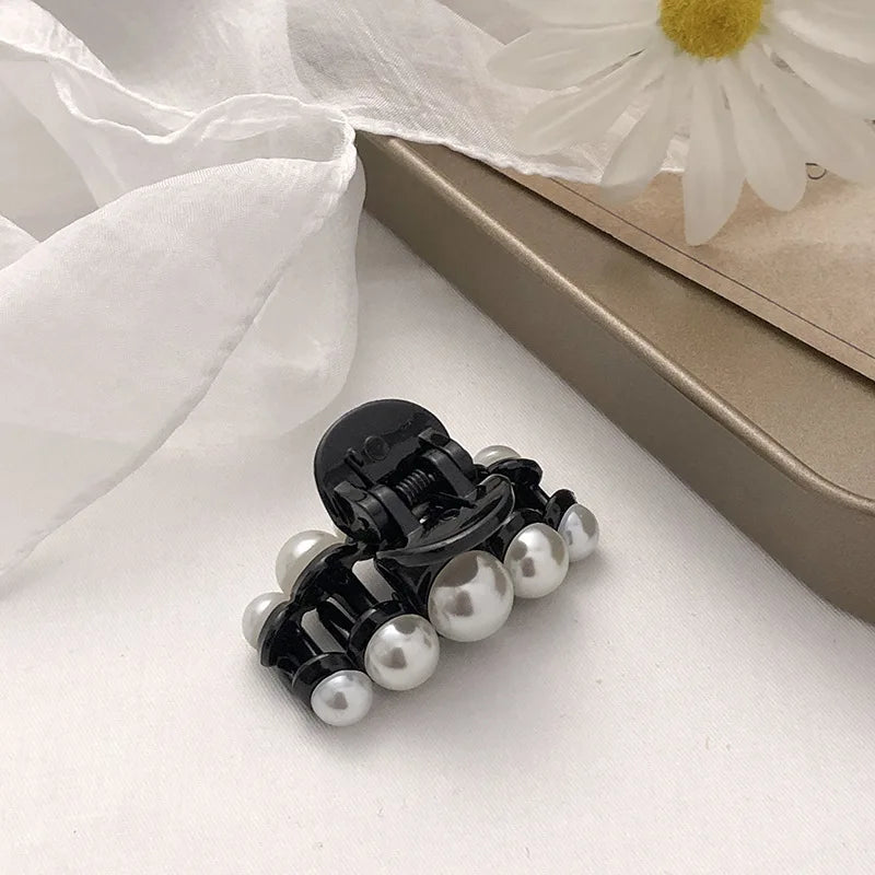 Kshmir New style exaggerated large beads acrylic hair clip large make-up hair styling hairpin female hair pearl hair accessories 6