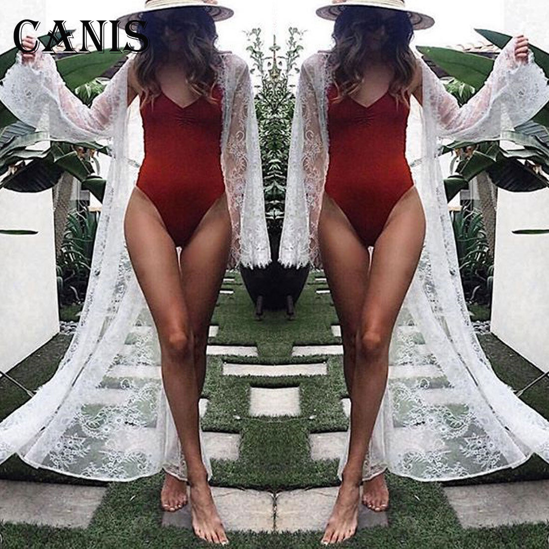 Sexy Pareo Beach Cover Up Beachwear Swimwear Hollow Bikini Beachwear Cover Up Lady Summer Sunproof Dress Bathing Suit