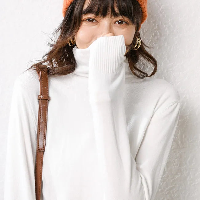 Cashmere sweater woman fashion 2019 women turtleneck cashmere sweater women knitted pullover women sweater Casual tops M-XXXL white