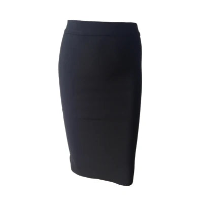 Wholesale Women Summer Fashion Sexy Black Blue Orange Red Beige Bandage Skirt 2022 Designer A Line Pencil Skirt Faldas 60cm black