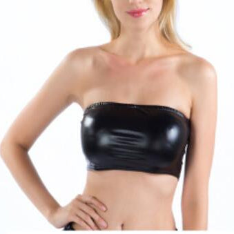 Sexy Gold Strapless Dressy Crop Top Women Shiny Stretch Party Clubwear Sequin Tube Top Bandeau Tank Top Dance Costumes