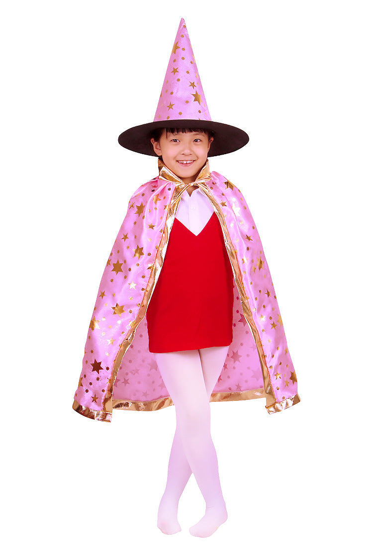Halloween Children's Cloak Costume SIX STAR Cloak Pink Free Size