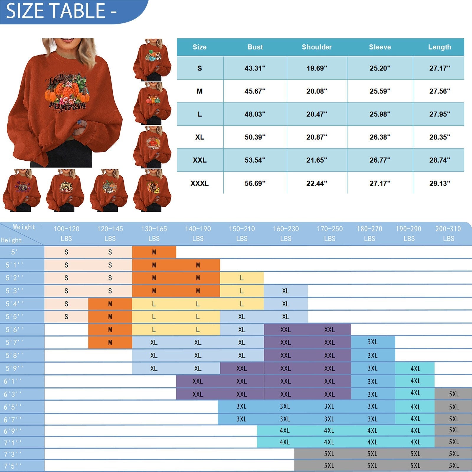 Halloween Pumpkin Print Sweatshirt For Women Casual Round Neck Long Sleeved Tops Fashion Loose Pullover Autumn Ladies Clothes