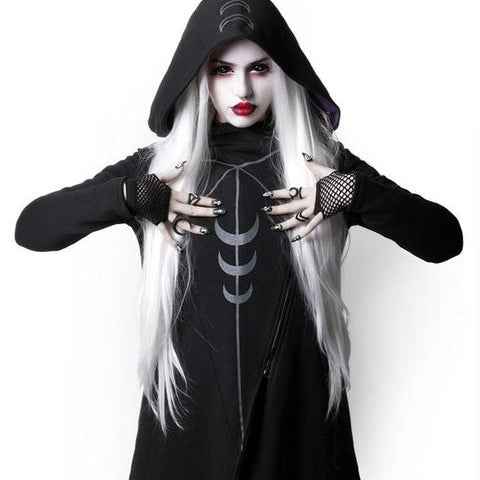 Halloween irregular hooded jacket AMAIO