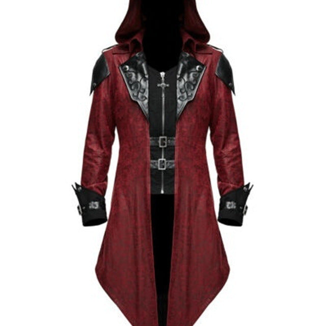 Halloween vintage patchwork outfit Red