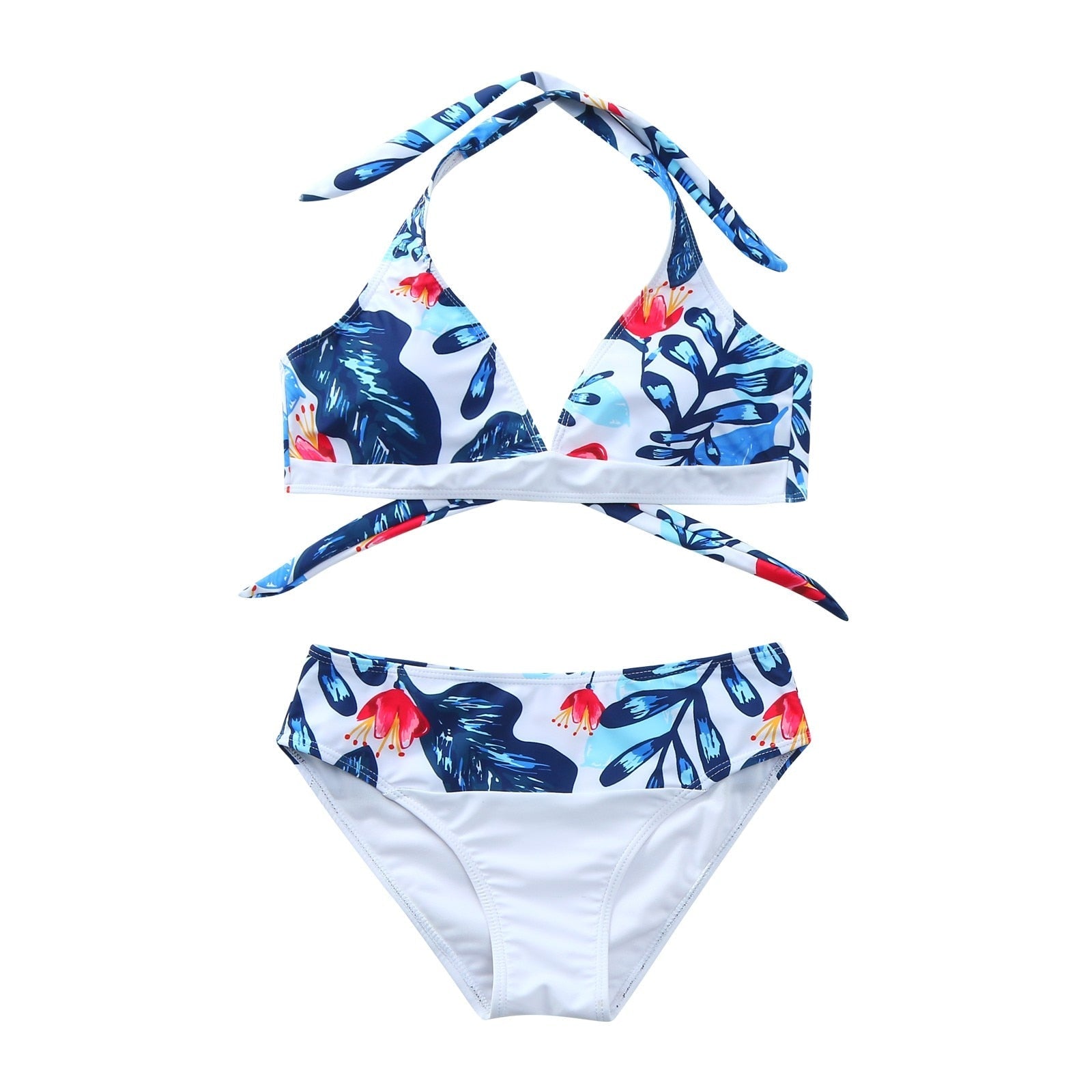 Halter Swimsuits Two Piece Bikini Set 2024 Sexy Swimwear