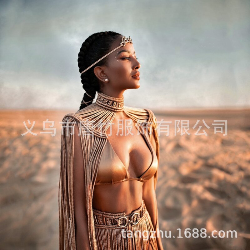 Hand Crochet Knitted Women Bikini Cover Ups 2024 Summer Holiday Beach Bathing Suit Sexy Hollow Out Skirts Matching Set A02khaki One Size