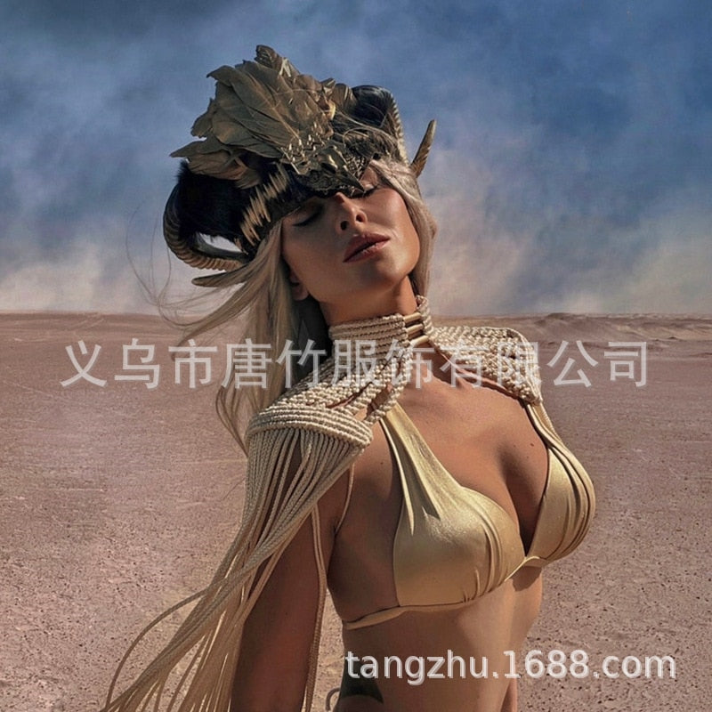 Hand Crochet Knitted Women Bikini Cover Ups 2024 Summer Holiday Beach Bathing Suit Sexy Hollow Out Skirts Matching Set A01khaki One Size