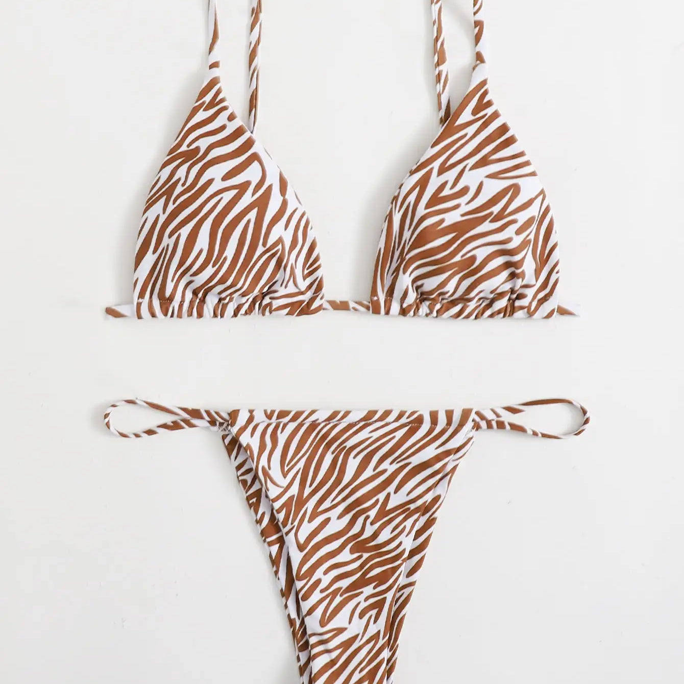 ZTVitality Zebra Print Push Up Bikini Sexy Bikinis 2021 Padded Bra Low Waist Swimsuit Female Swimwear Women Biquini Picture Color 6