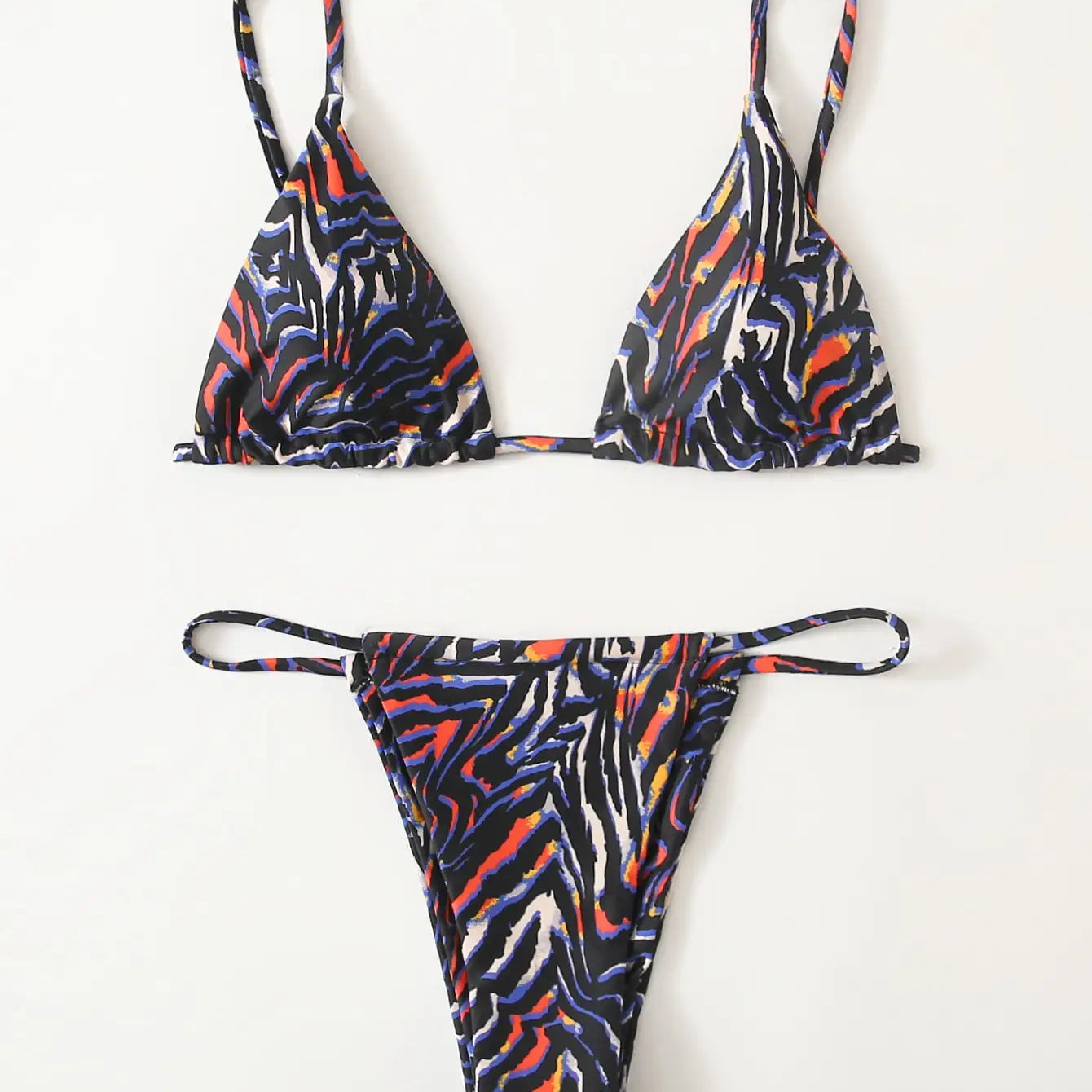 ZTVitality Zebra Print Push Up Bikini Sexy Bikinis 2021 Padded Bra Low Waist Swimsuit Female Swimwear Women Biquini Picture Color 2