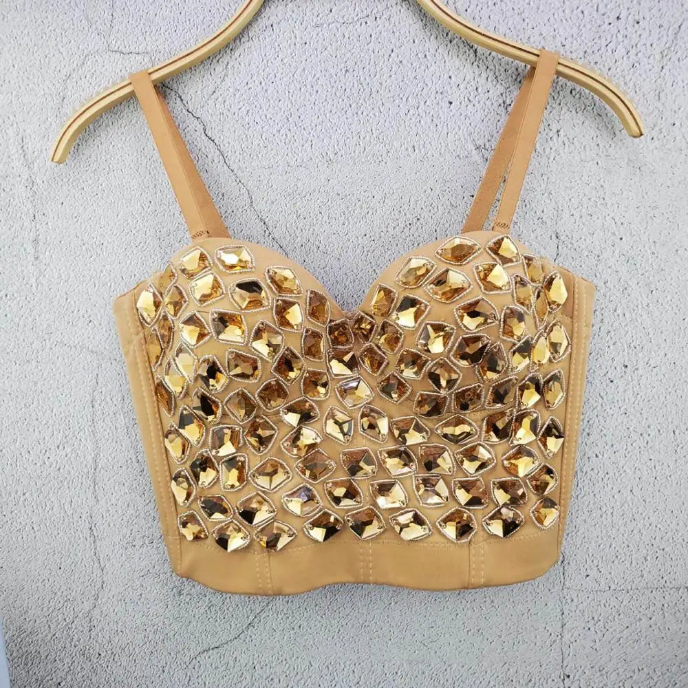 Red Mantual Beading Two Pieces Set Rayon Bandage Elegant Club Party Dress