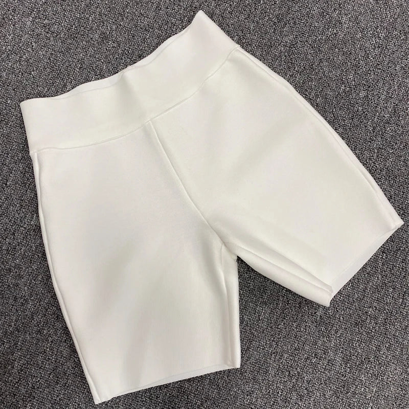 Women Sports Outfit Female Yoga Gym Fitness Black Gray White Running Rayon Bandage Shorts Pants