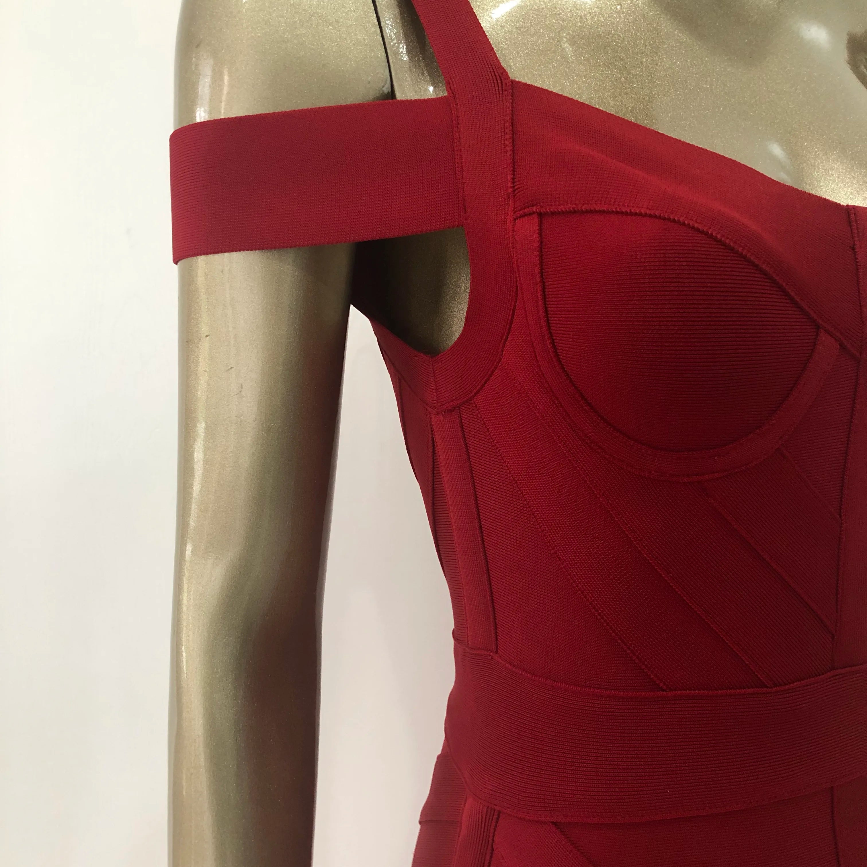 Wholesale Vestidos Sexy Sleeveless Black Red Women Summer Bandage Dress 2022 Designer Fashion Evening Club Party Dress Vestido