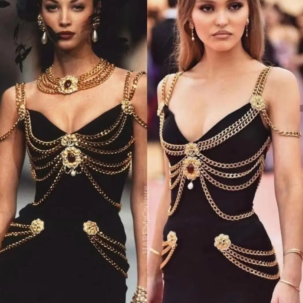 Black White Color Ladies HL Bandage Dress Strap Sexy Rayon Bodycon Long Dress Celebrity Fashion Red Carpet Dress High Quality