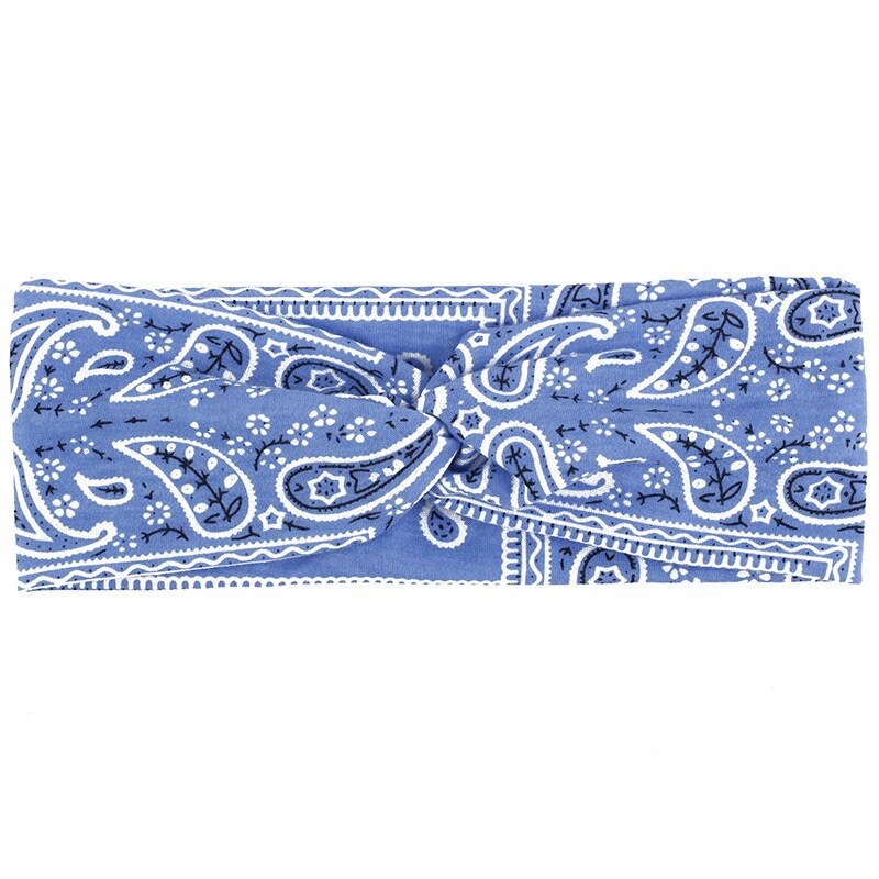 Headband 2024 New Light Weight Headbands Hair Accessories Woman Summer Bohemian Bandanas Elastic Wide Knitted Knotted Hair Bands