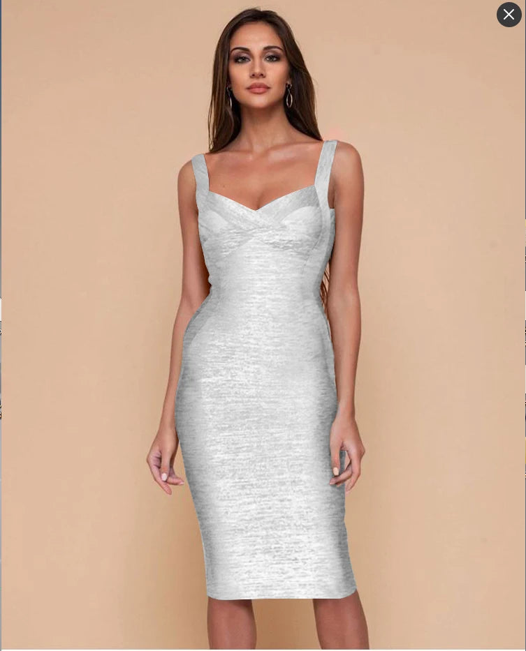 New Slip Gold Print Rayon Bandage Dress Foiling Sexy Celebrity Bodycon Cocktail Party Dress