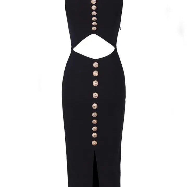 Wholesale Sexy V Neck Cut Out Black Purple Knee Length Women Summer Bandage Dress 2021 Fashion Evening Party Dress Vestido black