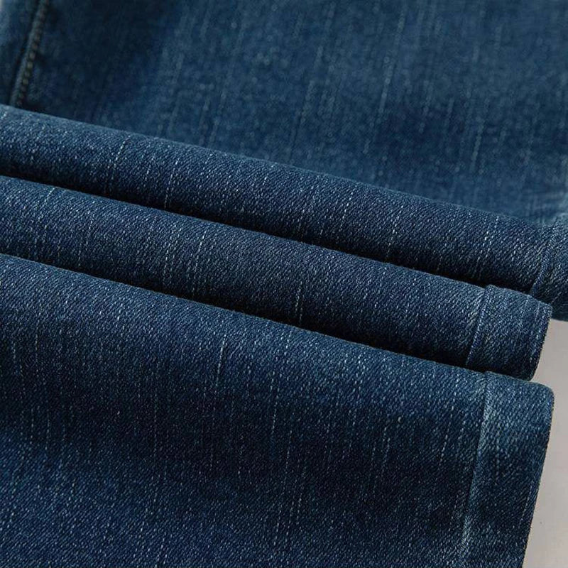 High Waist Double Buckle Bell Bottom Jeans Korean Fashion Slim Skinny Streetwear Denim Trousers Spring Autumn Washed Women Jeans